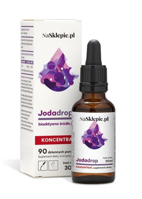 Jodadrop, bioaktywne źródło jodu, koncentrat, krople 30 ml