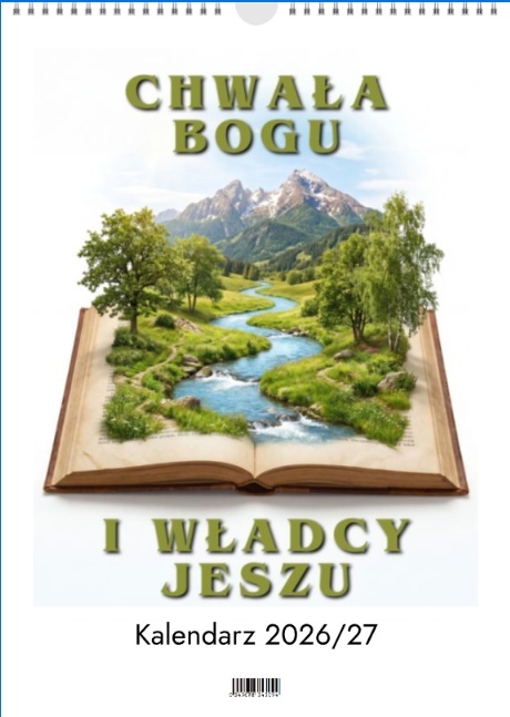 Kalendarz biblijny na rok 2026 od kwietnia do marca 2027