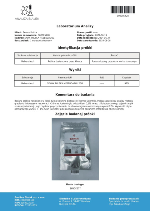 Mebendazol 25g Mebendazol 25g