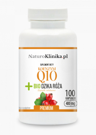 Koenzym Q10 + Bio Dzika Róża (witamina C)